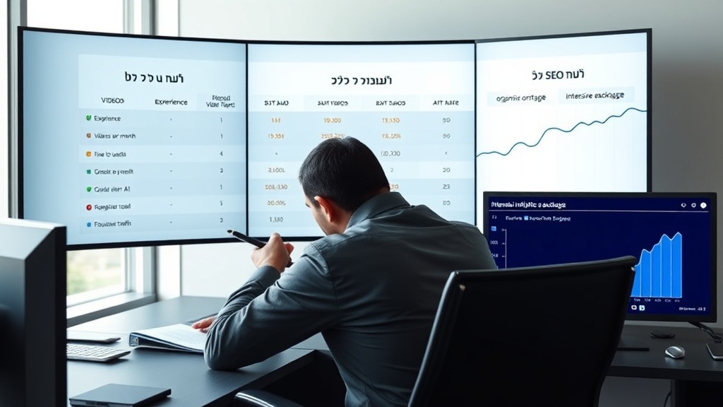 טבלת השוואה: קידום אורגני רגיל לעומת חבילות SEO עצימות